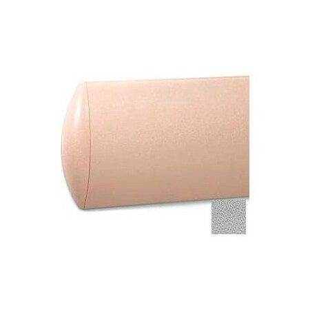 Pawling Crescent Shaped Wall Guard, Aluminum Retainer, 8"H x 12'L, Pearl Gray WG-7-12-289